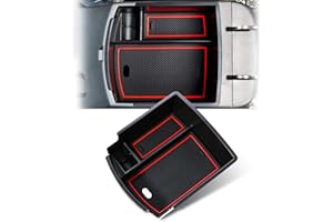 YEE PIN Bandeja de Guantera Kona Hybrid/N Line 2017-2022 (Not Fits Electric EV Version) para Apoyabrazos Caja de Consola Central, Bandeja Reposabrazos Almacenar Artículos Pequeños