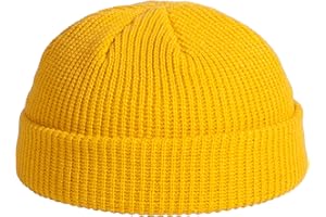 ANEWISH Gorro de Punto de Doble Capa para Hombre y Mujer,Beanie Gorro de Invierno,Suave y Grueso,Unisex Sombreros de Invierno