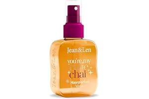 ‎JEAN & LEN Jean & Len Haarparfum You’re My Cutie Chai, pflegende Formulierung mit Aminosäuren & Panthenol, winterlicher Duft nach Chai-Gewürzen, Vanille & Orange, mit Gold-Glitzerpartikeln, vegan, 105 ml