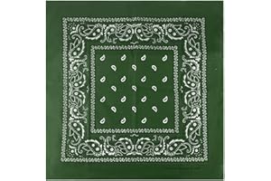 JOPHY & CO. Bandanas 100 % coton pour femme / homme / enfants, unisexe avec motif Paisley, mouchoir couvre-chef, écharpe pour cheveux / cou / poignet / tête COD.644