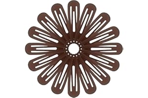PIDOUDOU 16 Pcs Big Hair Clips for Women 2.8‘’ Barrettes Hair Clips for Thick Hair (Brown)