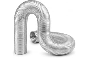 TYGERIX® 80 mm Flexibel Aluminiumslang | 2,5 m Förlängningsbar