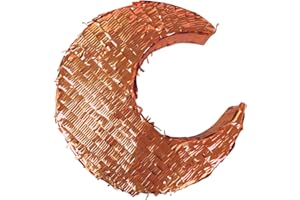 Peacock Supplies - Moon Pinata - Rose Gold