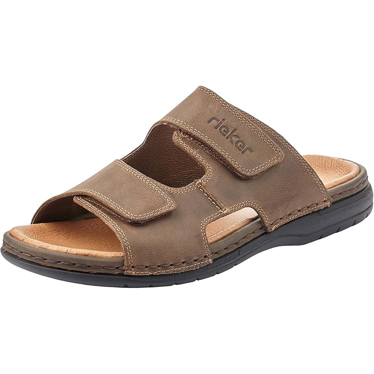 KuaiLu Heren Wandelen Slide Sandalen Orthotic Athletic Dikke Kussen Herstel Sport Sandles Verstelbare Strap Open Toe Slip On Yoga Mat Met Comfortabele Plantar Fasciitis Arch Support Zwart 44