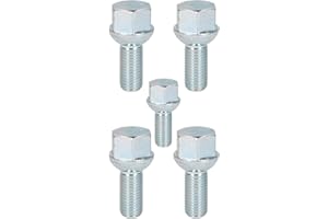 AB TOOLS 5pk M12 x 1.5 Vis sphériques de roue remorque Ifor Williams Indespension Knott