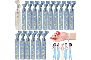 SIEBOLD JGA Armbänder,17 Stück Team Braut Armbänder,Junggesellinnenabschied-ArmbäNder, 1 Braut Armbänder,16 Team Braut Armbänder für Hochzeit,Hen Party, Engagement und Bridal Shower Dekorationen