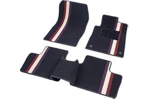 Crokomat Car Mats Fit Nissan Juke 2019 - Present F16 Tailored Deluxe Car Floor Mats For 2019 2020 2021 2022 Velour Carpet with Rubber Back Set of 5 Pieces car Accessories