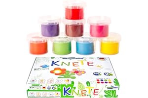 MINIHELD Vegane Bio Knete 8 verschiedenen Farben 800g ungiftig Spielknete Kleinkinderknete ab 2 Jahre XXL Set aus natürlichen Rohstoffen Weich glutenfrei
