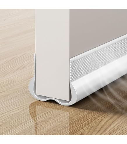 Paraspifferi Per Porte - Guarnizione A Spazzola In Silicone | Anti Freddo, Polvere, Insetti | Colore Marrone - Foto 12