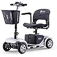 Discover Mobility Rider 4mph Portable Mobility Scooter with Splitting Function 12AH (Silver)