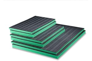 GUARDIQUE Espuma multicapa 600 x 400 x 30 mm, Shadow Foam, Cortar y pelar, Personalizable, Kaizen Foam, Inserto de herramientas para herramientas, cámara, caja de herramientas, carro de herramientas,