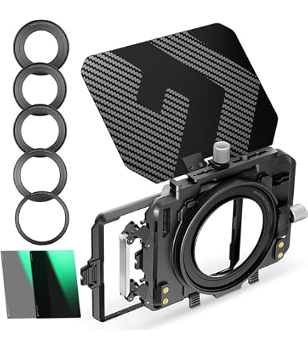 Buy K&F Concept Mini Matte Box+Black Mist Diffusion 1/4 Kit