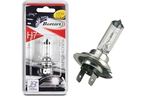 Bottari Bombilla Halógena H7 12V 55W para Coche – Luz Blanca Potente para Faros Cortos y Largos – Máxima Luminosidad y Seguridad