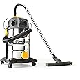 Vacmaster Wet & Dry Vacuum Cleaner 30L with Push Clean Filter. 240V L Class Industrial Dust Extractor. 1400W Motor, Power Take Off & HEPA 13 Filtration. For Commercial & Professional Use