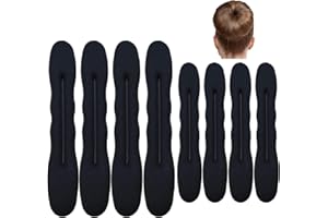 YFHUVB 8Pcs Hair Bun Maker, Magic Hair Bun Maker Sponge Hair Foam Twister,Lazy Hairpin Tool Bun Shapers Foam Sponge Buns Shaper Accessories,Hair Updo Tools Twister for Girls Women Gifts