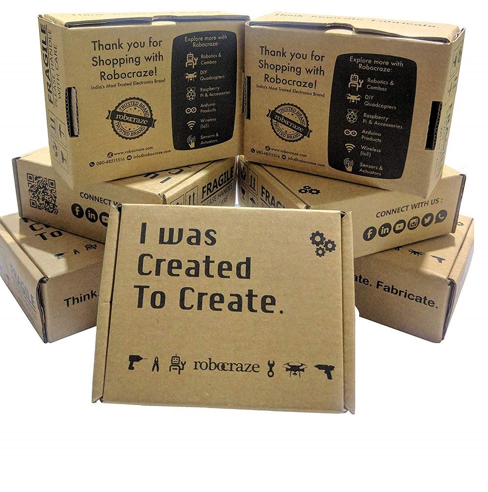 Robocraze Dual Shaft BO motor with wheel (4 Pcs each) - Image 5