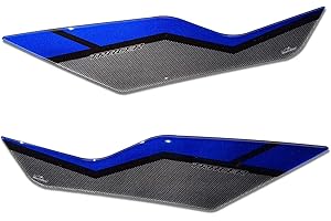 ‎RESIN BIKE Resin Bike Aufkleber für Motorrad Kompatibel mit Yamaha Tracer 900 2018 2020 und GT. Seitliche Unterbodenschutzabdeckungen vor Stößen und Kratzern. Paar 3D-Harzklebstoffaufkleber - Stickers