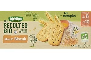 Blédina Les Récoltes Bio Mon Premier Biscuit Bio Nature (Pack de 14)