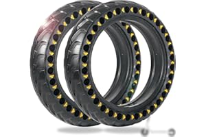 BABEJIA 2PCS Pneu 50/75-6.1 Trottinette Electrique, Améliorez votre Conduite avec Roues 8 1/2 x2 Tubless, Pneu Plein 8.5 Pouces Compatible avec Wispeed T855 et Xiaomi M365/Pro 2/3/3 Lite