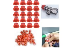 CLKE 50 sztuk nitki uszczelniające do kranu, szczelne pierścienie uszczelniające, taśma uszczelniająca, trójkątna uszczelka zaworowa do kranu wodociągowego, zaworu trójkątnego, kranu, prysznica,