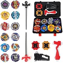 Burst Turbo Blade Kreisel Set 12in1 - 4D Beyblade Mit Koffer & Launchern