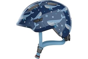 ABUS Casque pour Enfants Smiley 3.0 - Casque de vélo avec Coupe Basse, Designs adaptés aux Enfants & Place pour Une Tresse - pour Filles et garçons