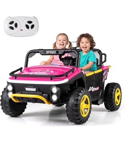 FINOOS Elektrische auto voor kinderen, tweezits, 24 V, Can-Am. Maverick 4 x 4 Buggy, 24 V, tweezits, met afstandsbediening 2,4 GHz, 4 x 200 W motor, batterij: 24 V, 2-7 jaar FINOOS Elektrische auto voor kinderen, tweezits, 24 V, Can-Am. Maverick 4 x 4 Buggy, 24 V, tweezits, met afstandsbediening 2,4 GHz, 4 x 200 W motor, batterij: 24 V, 2-7 jaar