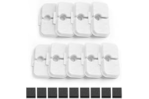 SAMANIJA 9 Stück Katzenbrunnenfilter Ersatz mit Vorfilterschwämmen, kompatibel mit Petlibro 2,5 l Katzenwasserbrunnen PLWF005/PLWF115