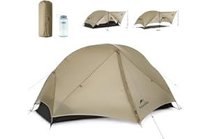 WINDHIKE Naturehike Mongar UL Tent [2025 Upgrade] 1.5kg/3.3lb Ultralight Tents,1/2 Person Backpacking Tent,4 modes of use, Waterproof,Hiking tents for Camping with Front Porch,Easy Set up