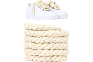 Slaace Lacci Corda Chunky 10mm - Non fare buchi - Lacci Corda Per Scarpe, Rope Laces