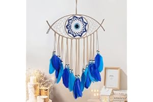 Hongyans Acchiappasogni Malocchio Fatto a Mano Acchiappasogni Indiano Dream Catcher per Decorazione Parete di Nozze Camera da Letto Casa Ragazze Bambini Regalo di Compleanno
