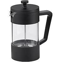 Kela Kaffeebereiter, Roma, Kunststoff, 600 ml, Hitzebeständig, Schwarz/Transparent