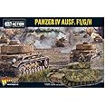 Warlord Games Panzer IV Ausf. F1/G/H Medium Tank 1:56 / 28mm German Army Plastic Scale Model Tank Kit for Bolt Action Highly Detailed World War 2 Miniatures