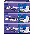 Stayfree Dry Max All Night XL Dry Cover Sanitary Pads For Women Combo, 28s x 3 (84 Pads)