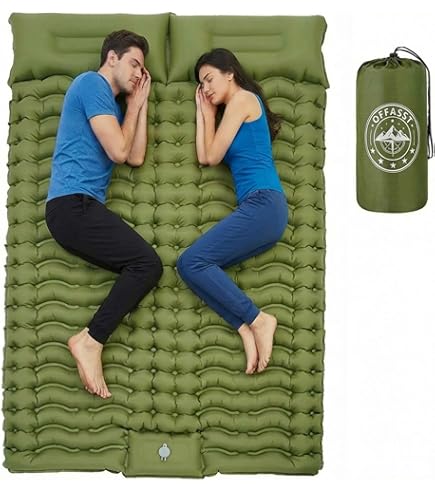 KOMFOTTEU 190 x 130 cm, zelfopblazend voor camping, opblaasbaar KOMFOTTEU 190 x 130 cm, zelfopblazend voor camping, opblaasbaar