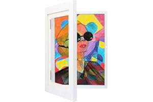 GUUSUI kinderkunstrahmen aufklappbar，bilderrahmen kinderzeichnungen a4，kinder kunst rahmen für kinderbilder，kunstfotorahmen für kinder bilder
