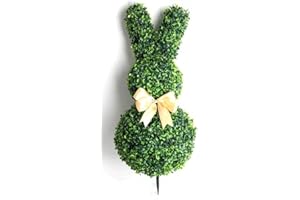 ZHUIYIWIN Decorative Artificial Plants, 55cm Artificial Bunny-Shaped Topiary Tree, Fake House Plant in Pot Fake Plants for Home Indoor Outdoor Decor