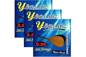 3 x uzun Sap baglama SAZ teli yöremiz – 0,20