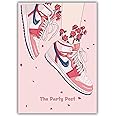 Hypebeast Pink Sneaker Poster - Aesthetic AJ Wall Room Decor For Girl Bedroom. Cool Dorm Art Decoration for Boys & Girls. Cute Jordan Shoe Collage Print. Air Gym Shoebox Collection A3 Sign
