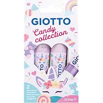 GIOTTO Minigomma – Lot De 5 Mini Gommes Effaceuses – Couleurs Pastel – Format Trousse – Efface Graphite