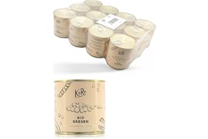 KoRo - Piselli bio in scatola | 12 x 270 g