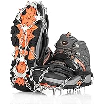 Ramponi per scarponi da trekking – 18 ramponi antiscivolo in acciaio inox – adatti per superfici ghiacciate (misure 35-39) | Leroy Merlin