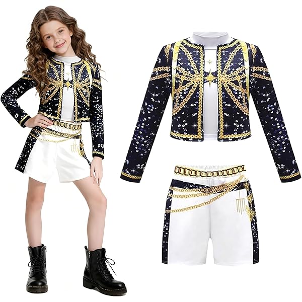 Rubies Official Netflix K-Pop Demon Hunters Deluxe Rumi Gold