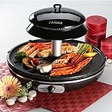 New Zaigle Zr-0907 Infrared Ray Well-being Roaster Indoor Electric Grill Black