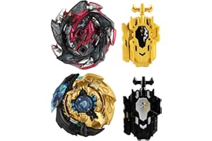 Wotean Gyroscope Turbo Set, Trottola 4d Arena Metal Fusion Battle, Con Lanciatore Da Combattimento, Set Regalo Per Bambinis(113+85)