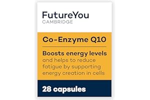 FutureYou Co-Enzyme Q10+ (28 Capsules), 9X More Absorbable Than CoQ10 Powder, Vegetarian CoQ10 Supplement for Increased Energy, Coenzyme Q10 with Vitamin B - Genuine FutureYou Cambridge Supplements