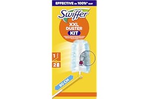 Swiffer Kit plumero XXL Duster, 1 plumero +2 recambios, se estira hasta 90 cm