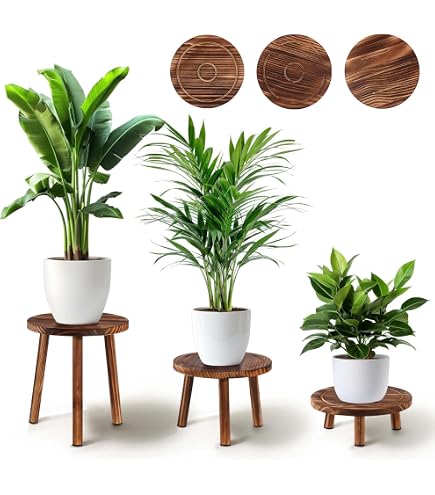 Ikea SATSUMAS Zimmer Blumenständer aus Bambus; in weiß; (78cm) Garten