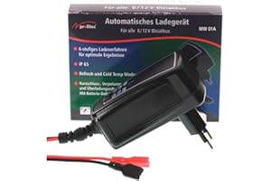 profitec MW 01 A Ladegerät für Blei-Akkus 6 oder 12V (automatische Erkennung) und einen Ladestrom von 1000mA
