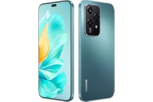 HONOR 200 Lite 5G Smartphone,Triple Caméra 108MP+5MP+2MP,MediaTek Dimensity 6080(6nm),8Go+256Go Téléphones Portables,AMOLED 6,7",4500mAh/Double SIM/NFC/GPS,MagicOS 8.0/Android 14,Cyan
